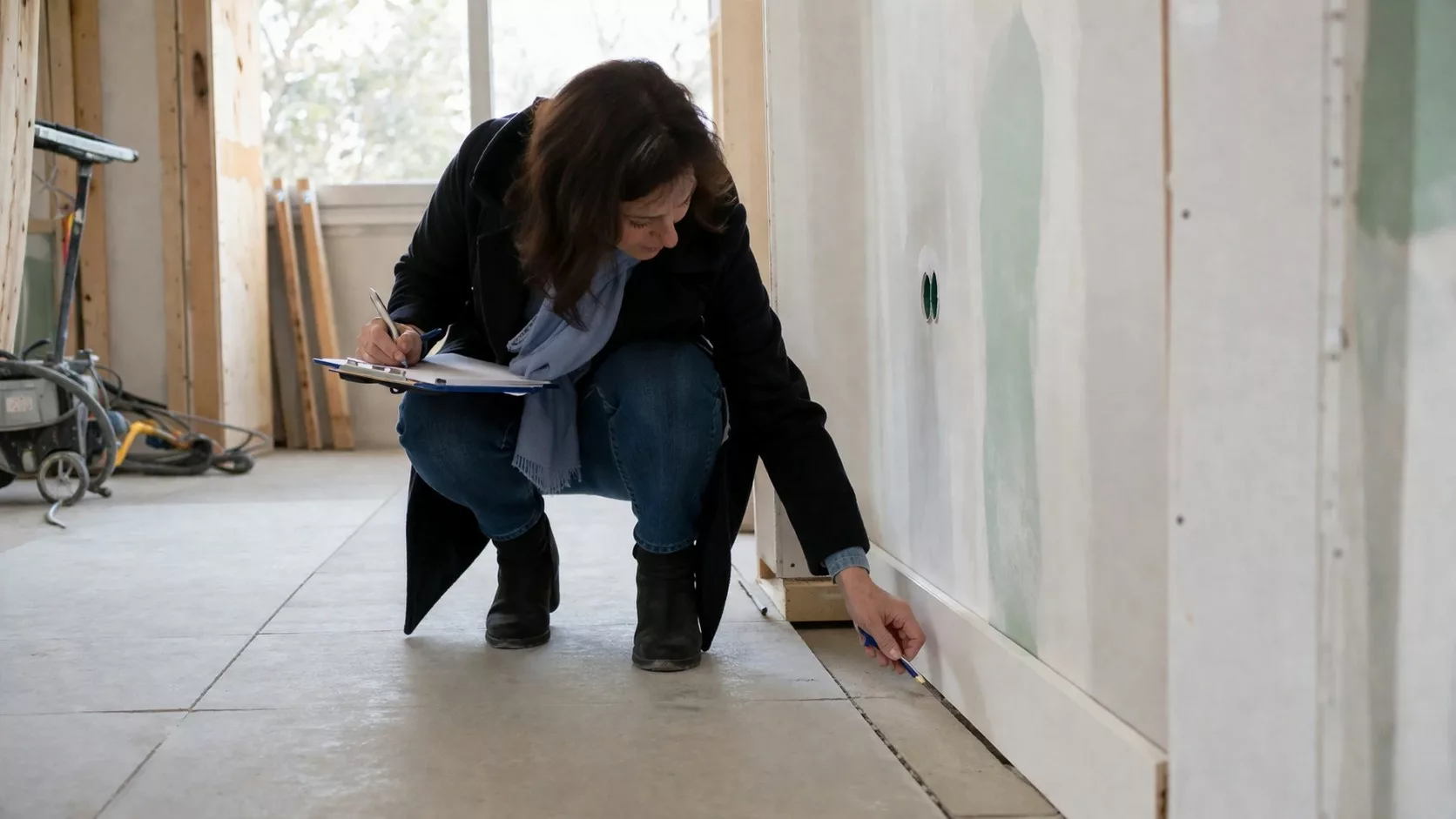 Expert bâtiment Score Expertises en inspection de malfaçons sur un chantier de rénovation intérieure en Île-de-France