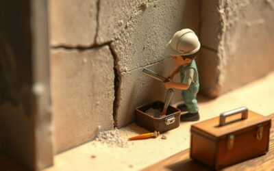 Comment réparer une fissure murale avec des agrafes